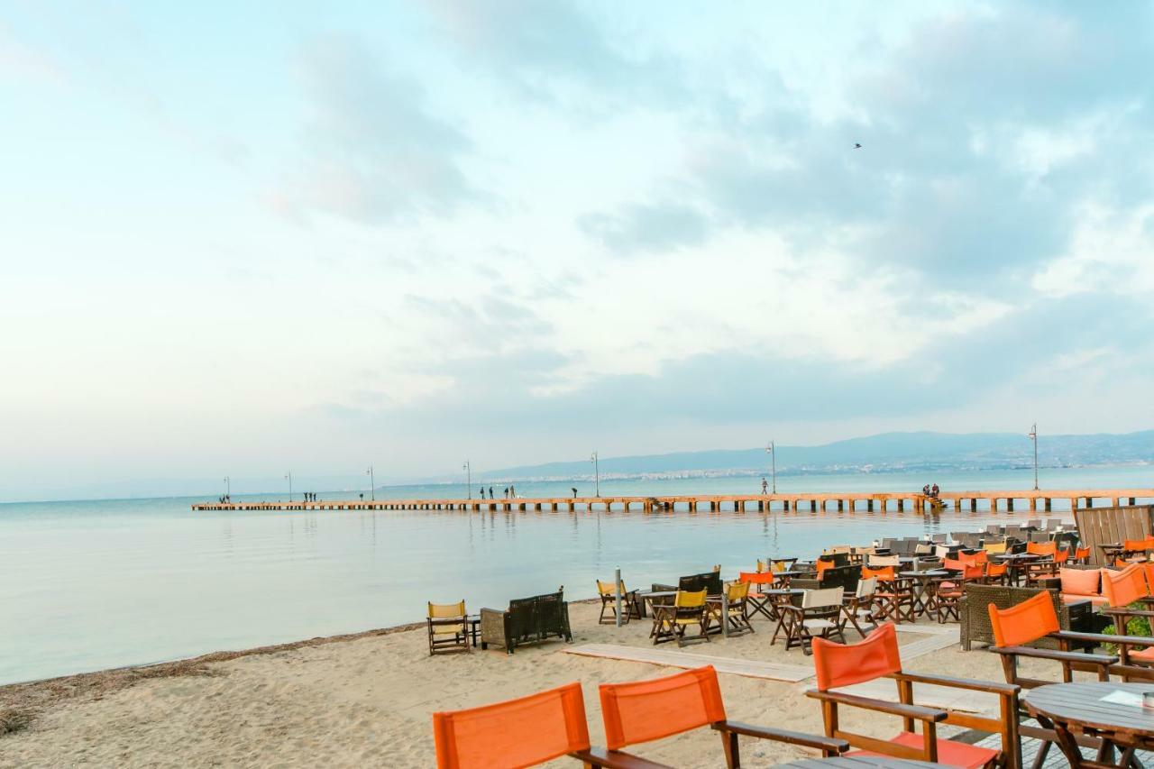 Aegean Studio By The Sea Apartman Peraía Kültér fotó